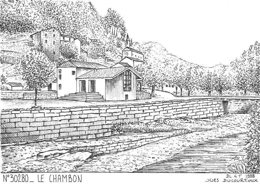 N� 30280 - LE CHAMBON - vue